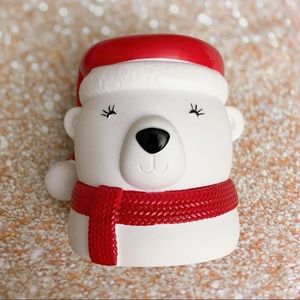 Bath and body works bbw Santa bear foaming hand soap holder